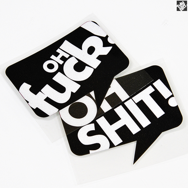 圖圖車貼shitfuck感叹趣味贴纸