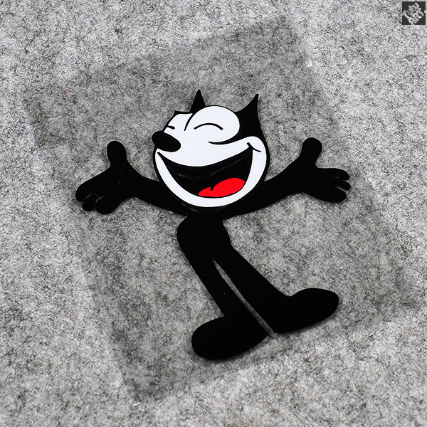 tutu圖圖車貼-电视台logo-红白黑-反光贴 贴花 贴纸