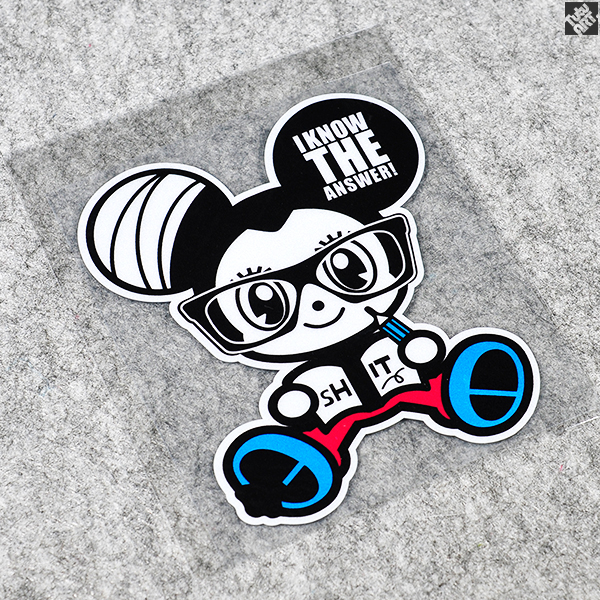 卡通兔子油箱盖TUTU圖圖车贴纸