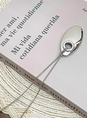 韩国ins风超长毛衣链高级感