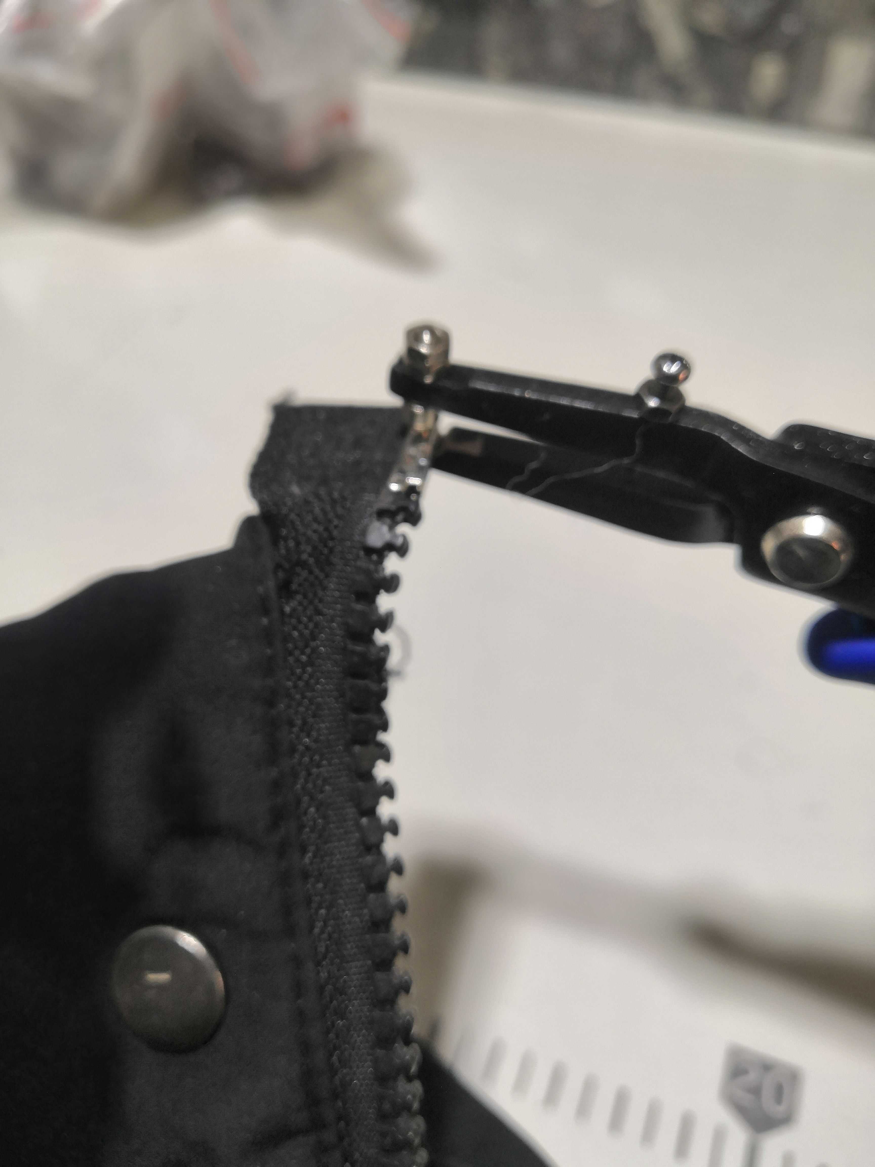 拉链维修钳子 固定插销 插旗钳子全能款5号7号8号10通用