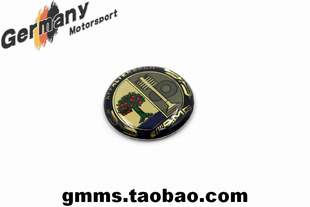 AMG彩色苹果树圆贴圆标黑色随意贴小贴标车标车贴锁眼贴 奔驰改装