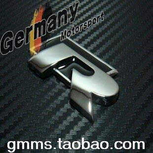 精致大众高尔夫专用黑色R车标志汽车贴铭牌标贴后备箱尾标GTI R20