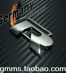 精致大众高尔夫专用黑色R车标志汽车贴铭牌标贴后备箱尾标GTI R20