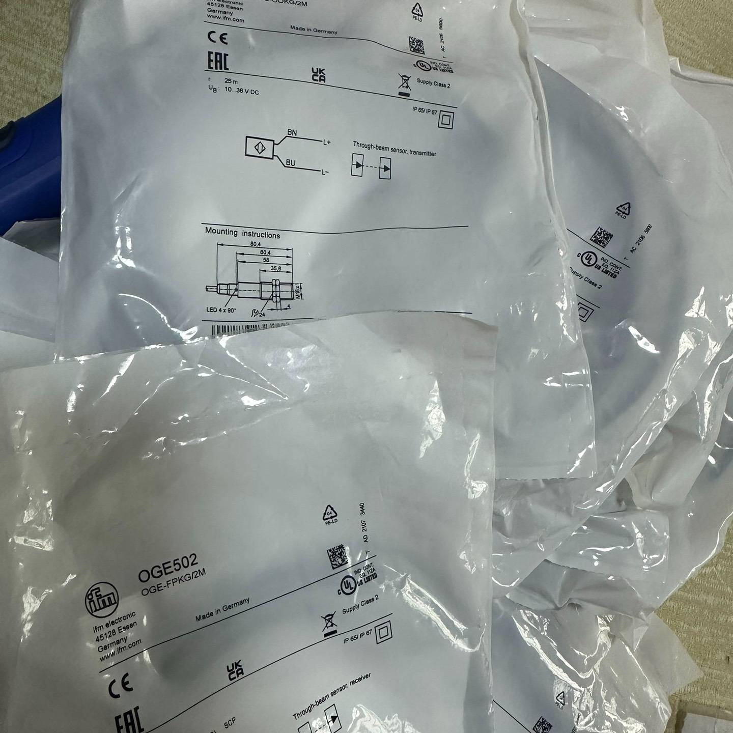 议价易福门ifm光电传感器OGS501全新6个，OGE502