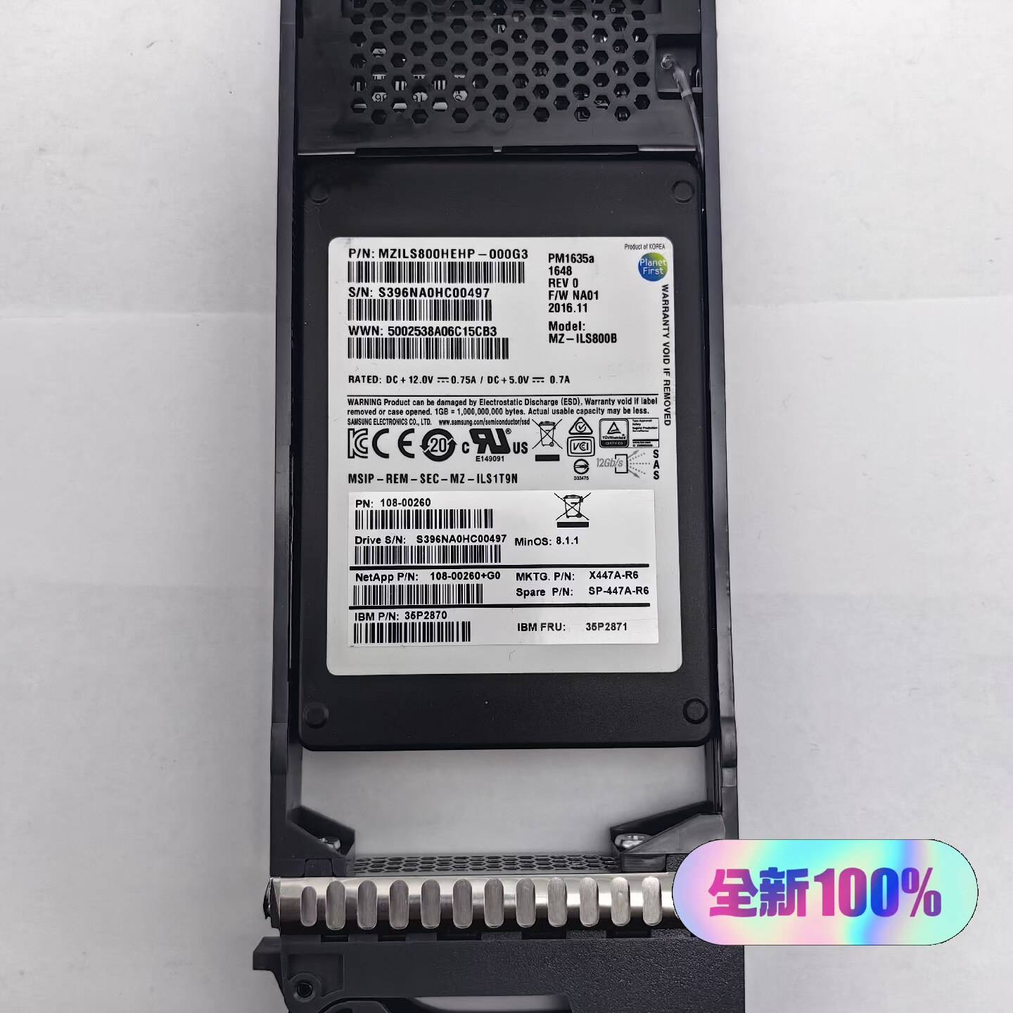 议价NetApp X447A-R6 800GB SSD DS22