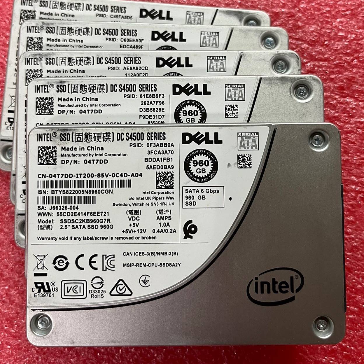 议价Intel/英特尔 Dell版 S4500 960G 2.5