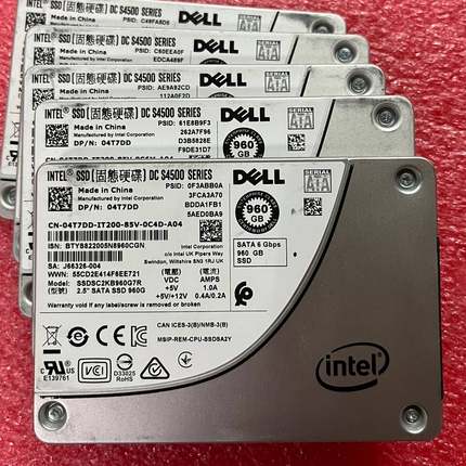 议价Intel/英特尔 Dell版 S4500 960G 2.5