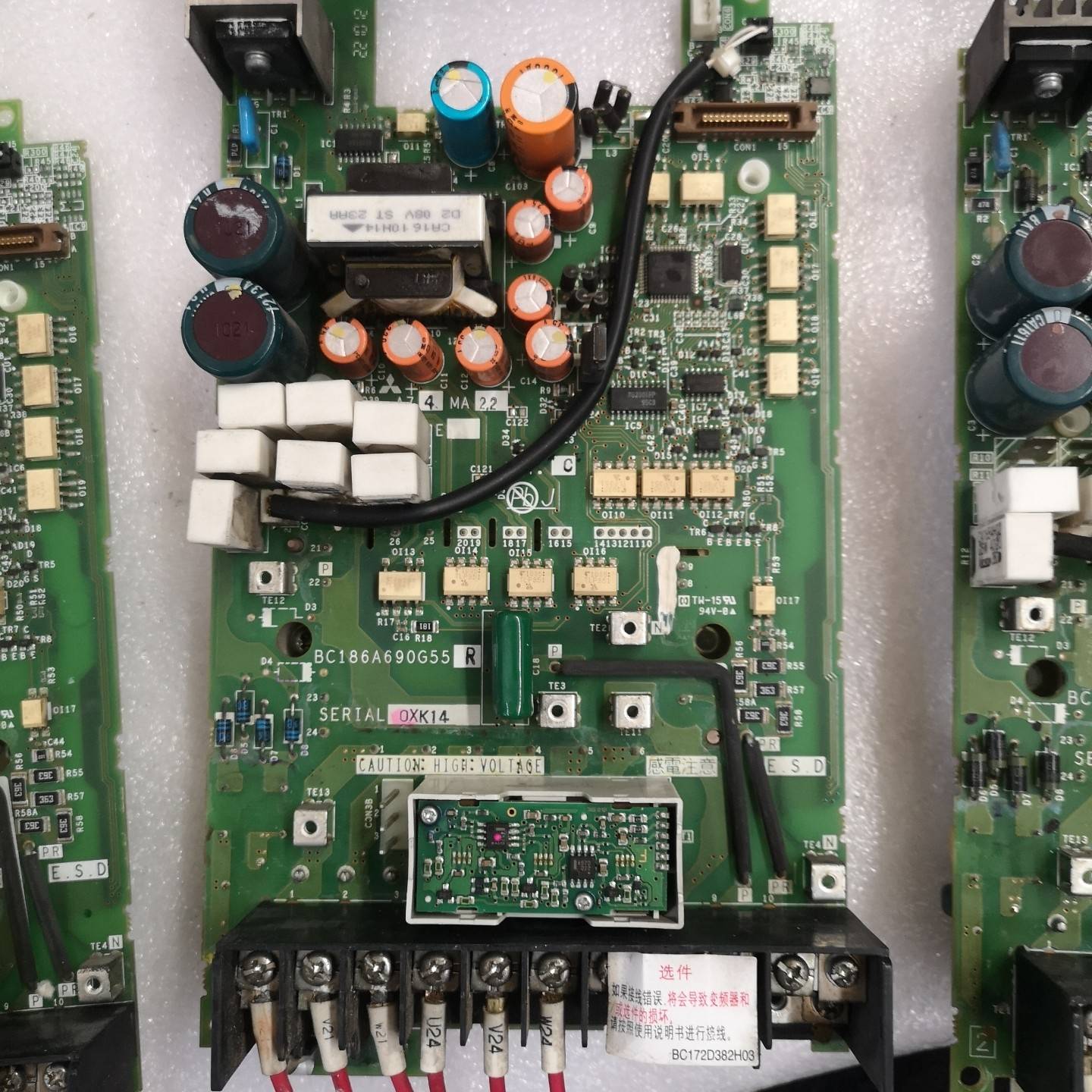 议价三菱变频器A740-1.5k电源驱动板,1.5KW驱动板
