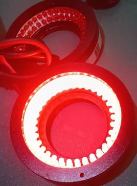 议价工业视觉光源，24V，红色多角度环形光源