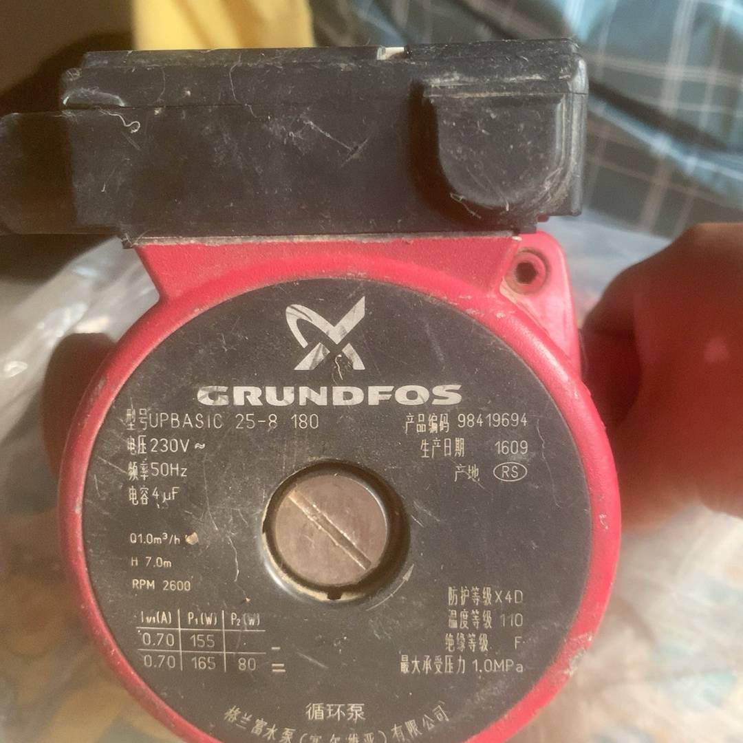 议价格兰富热水循环泵UPBasic25-8空气能静音回