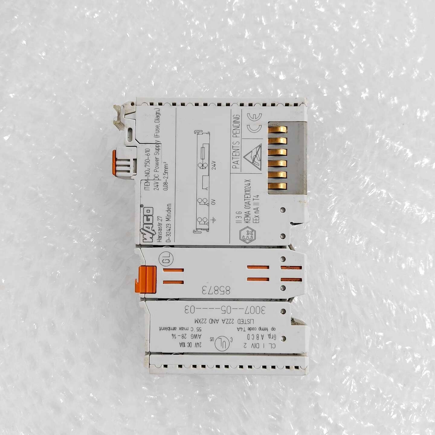 议价WAGO万可750-610电源模块，原装拆机，成色