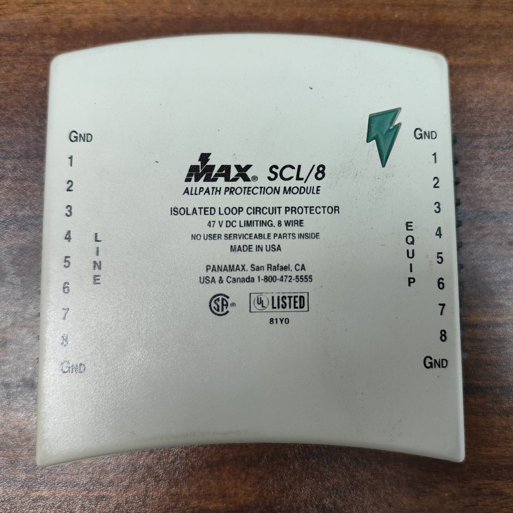 议价美国PANAMAX SCL/8信号防雷器 ，原厂正品。