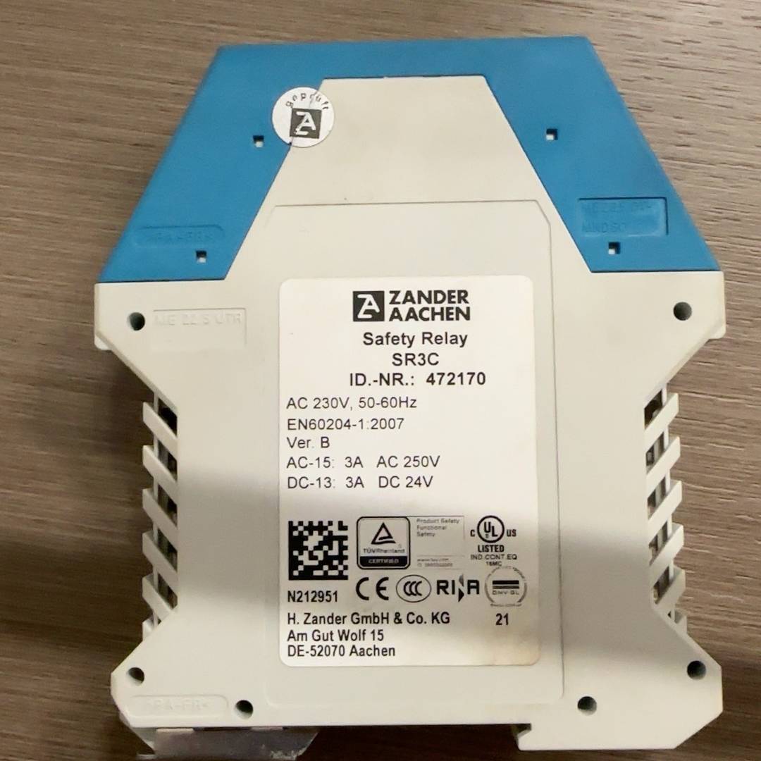 议价ZANDER+AACHEN+安全继电器+SR3D+47227