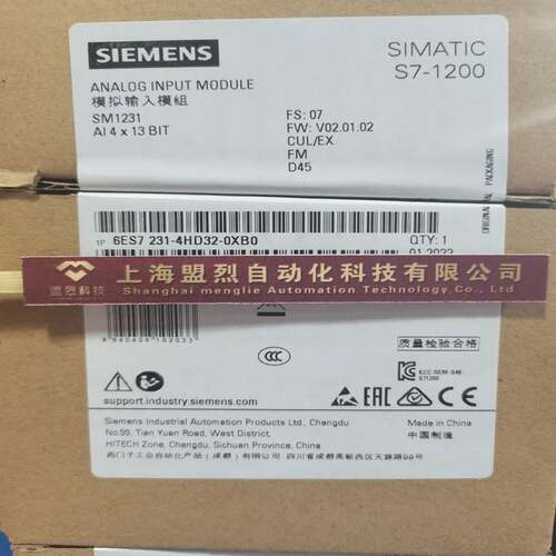 【议价】西门子S7-1200PLC模拟量模块SM1231 6ES7 231-4HD32-0XB0