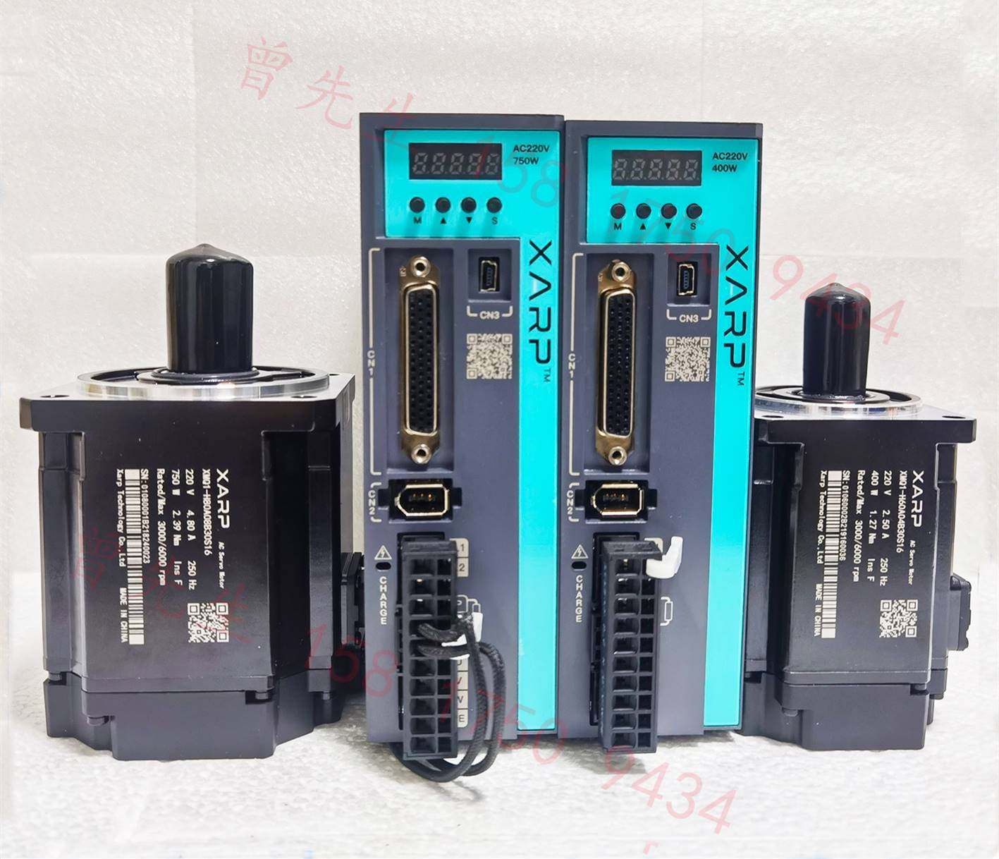 议价国产伺服400W电机 XDQ1-04PA可替代松下三菱台达禾川安川等-封面