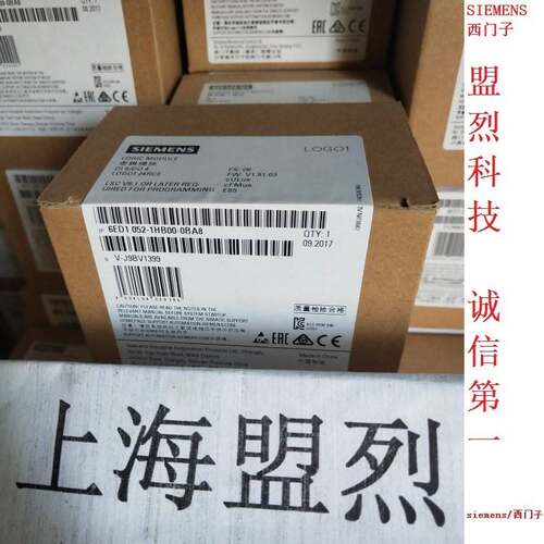 【议价】西门子6ED1052-1HB00-0BA8电源/输入/输出: 24V UC/24V U
