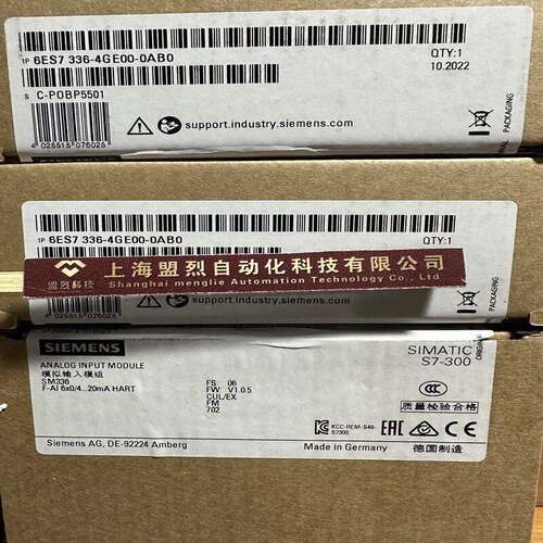 【议价】6ES7336-4GE00-0AB0西门子 / 模拟输入 SM 336/ 6ES73364