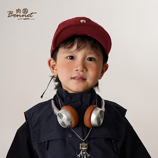 肉圆儿童亲子款棒球帽男童女童休闲百搭遮阳防晒百搭红色鸭舌帽潮