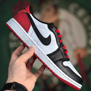 AJ1 106 Air 篮球鞋 CZ0790 低帮休闲运动男子 Jordan 红黑色