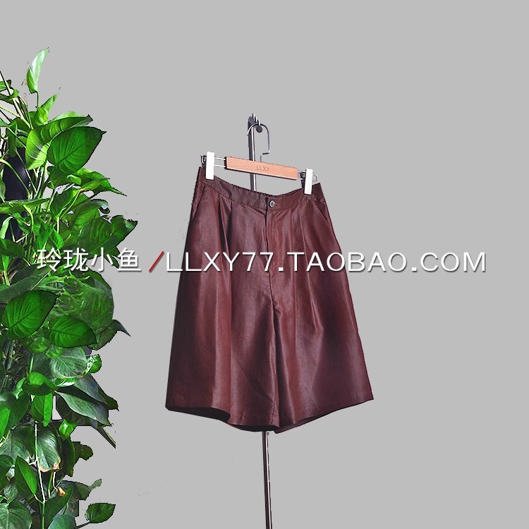 香云纱夏季新品五分中裤