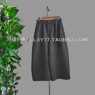 强推!复古又时髦绵羊毛醋酸强缩工艺内复合绒里阔腿锥形八分裤冬