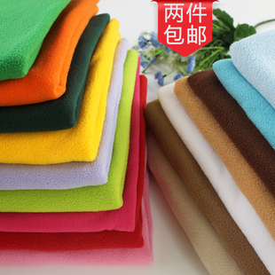半米价摇粒绒布料抓绒短毛绒面料服装里子内衬布玩偶面料冬季保暖