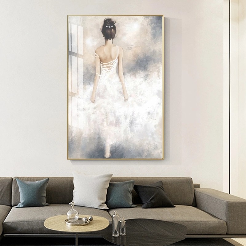 卧室床头温馨装饰画客厅沙发背景墙美女挂画玄关走廊过道餐厅壁画