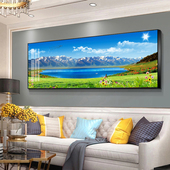 客厅墙面装 饰画现代简约田园风景树林沙发墙壁画餐厅卧室床头挂画