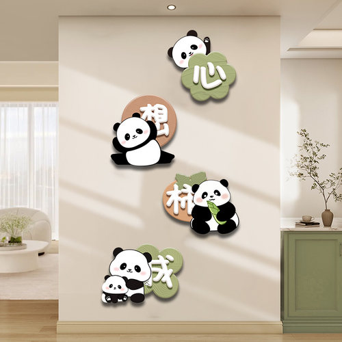 奶油风走廊尽头挂画平安喜乐