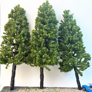 建筑沙盘大型模型松树杉树铁丝树高度30-50cm高度适用1:25场景