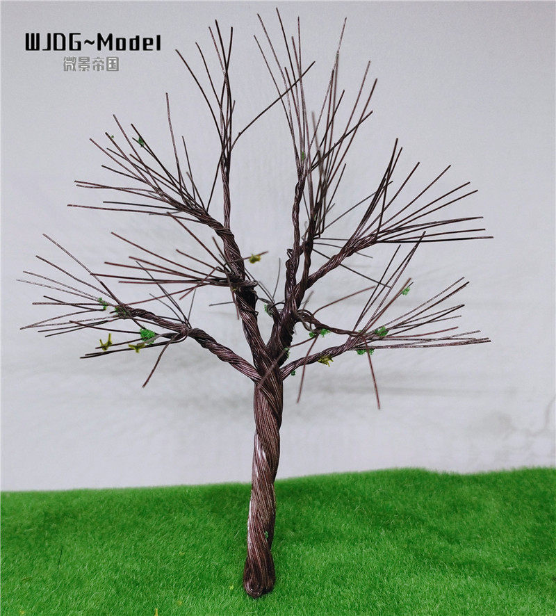 DIY改造模型铁丝树可定制情景