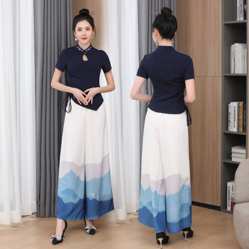 美容院工作服套装养生制服按摩酒店中式服装足疗足浴桑拿技师工衣