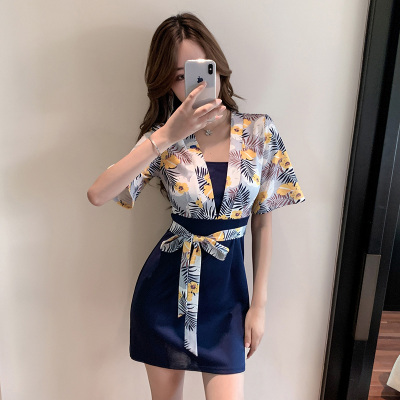 技师工作服女性感连衣裙高端