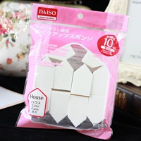 Daiso, японский поролоновый спонж, 10 штук в упаковке