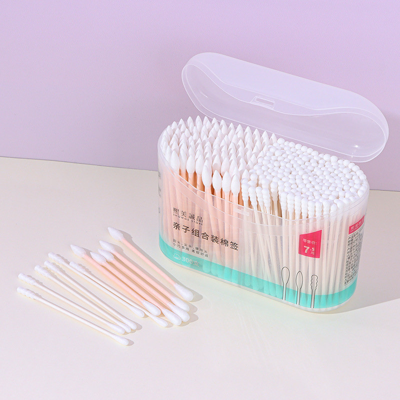 XIMIVOGUE熙美诚品300支亲子组合装棉签