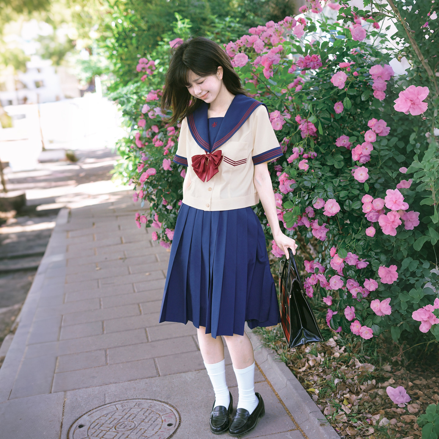 樱花家族jk制服【云岚中学】优雅大小姐日系水手服套装短袖夏服女