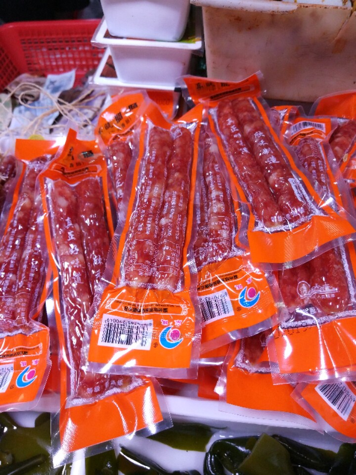 东瓯温州根装500g年货腊肠图片