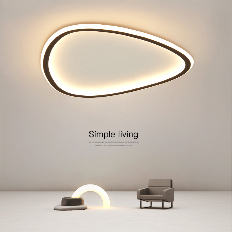 简约现代创意三角形卧室吸顶灯