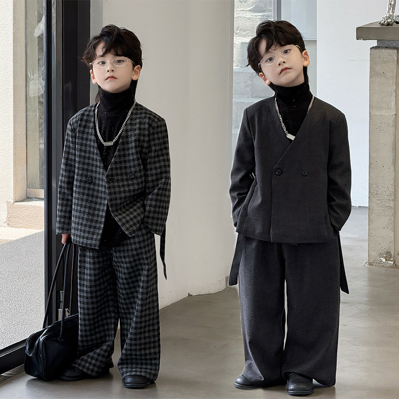 儿童西装套装花童婚礼服秋季帅气