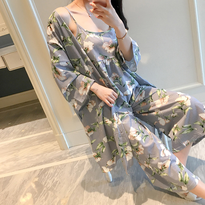women's pieces pajamas sets spring and summer Furnishing睡衣