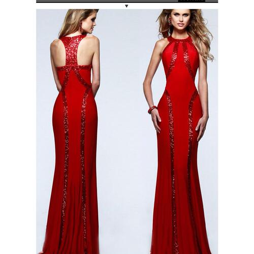 women sexy slim dress lady evening party long dresses 连衣裙