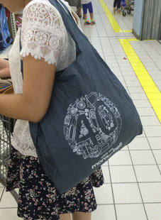 环保袋40克 大容量便携折叠防水购物袋 牛货 户外大牌40年纪念版