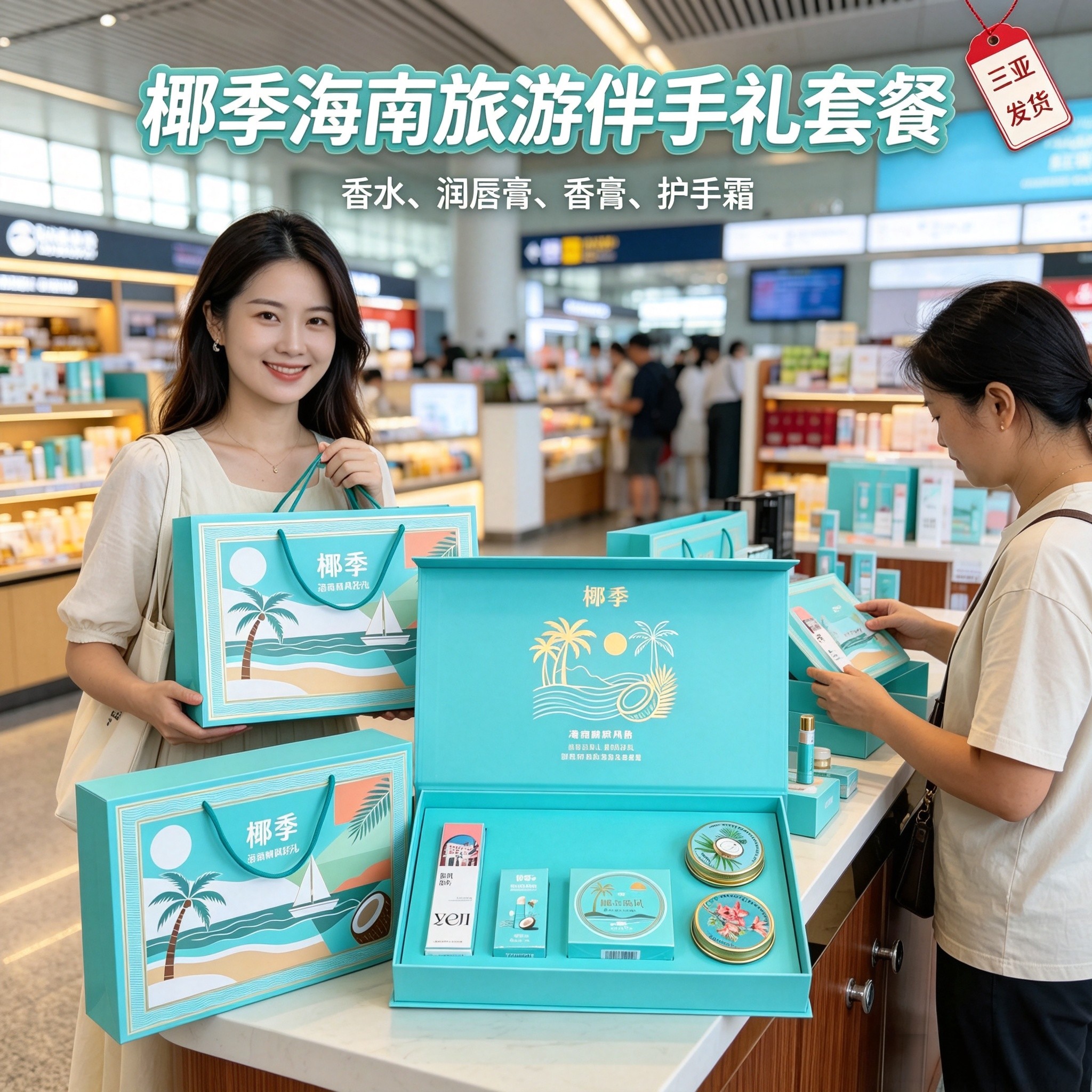 海南椰季护手霜旅游伴手礼手信
