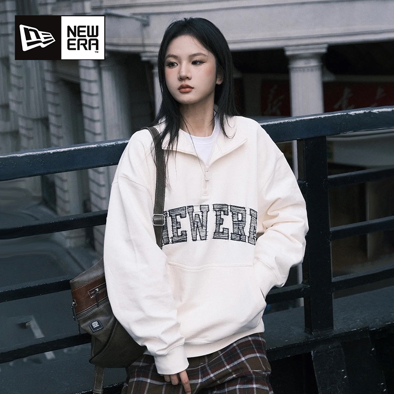 NewEra休闲刺绣长袖针织潮卫衣