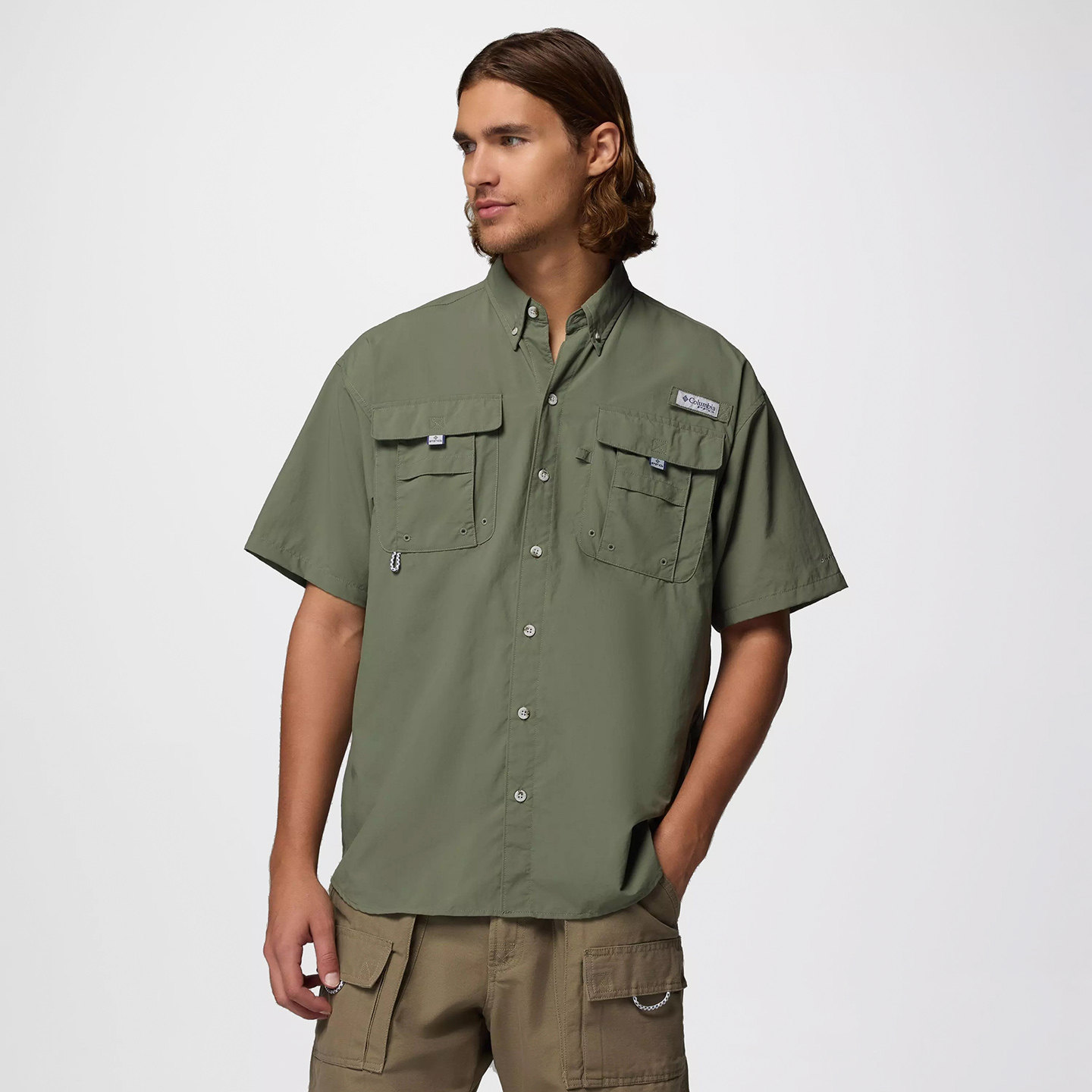 Spring/Summer New Collection: Columbia Outdoor Men's PFG Breathable UV-resistant Quick-Drying Short-sleeved Shirt FJ7047 thumbnail 6