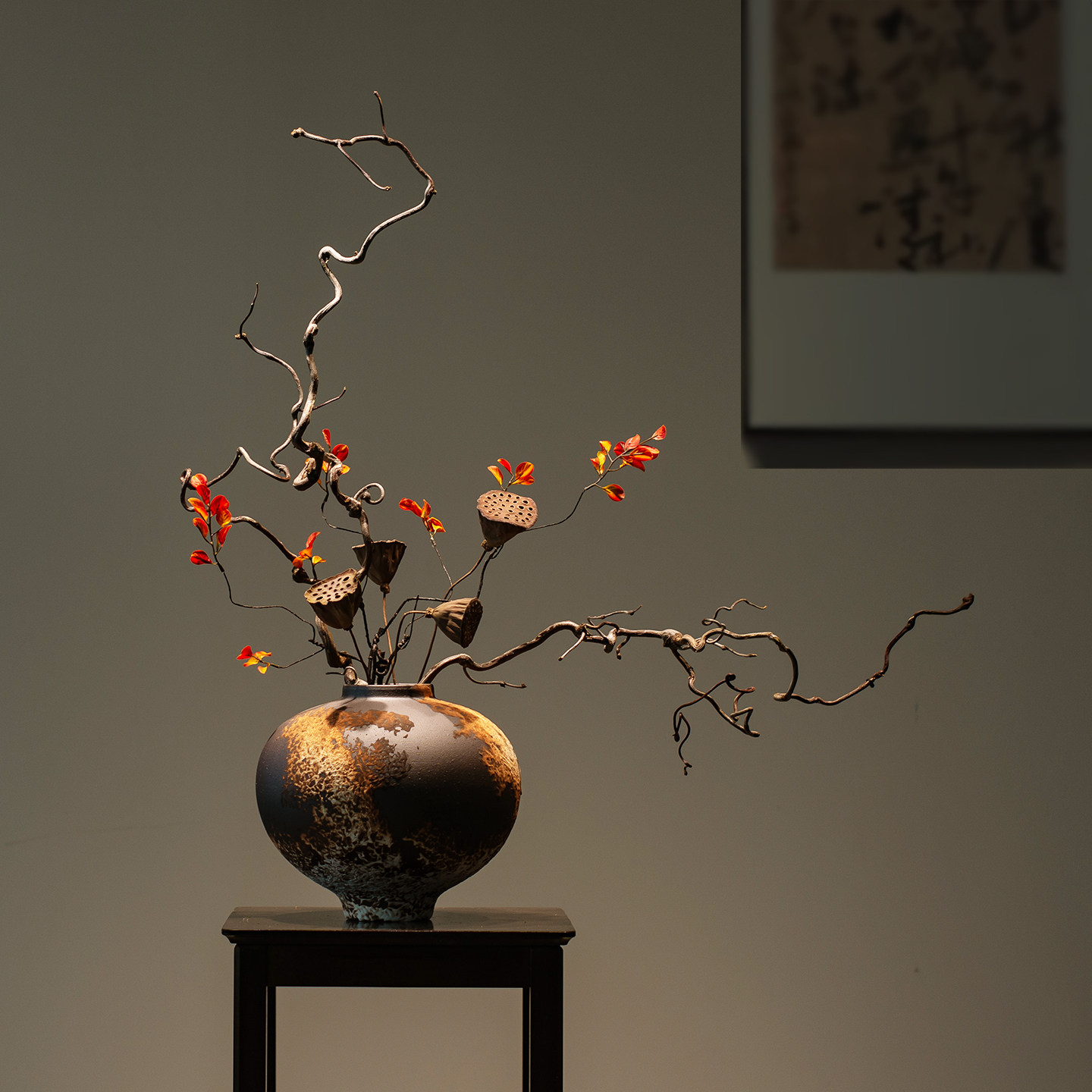 侘寂风复古粗陶瓷桌面花瓶客厅干花民宿茶室中式玄关日式禅意摆件,家居饰品,花瓶,淘宝优惠券,粉丝福利购,淘宝优惠卷