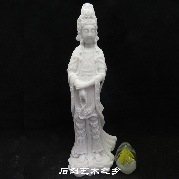 观音菩萨现代中式风小摆件石雕