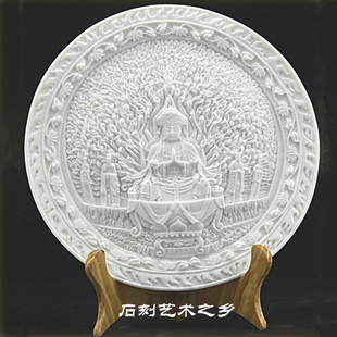 千手观音大足石刻石雕装饰工艺品人物风水家居书房玄关小摆件包邮