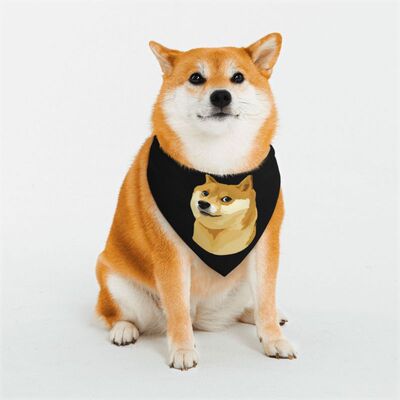 狗狗币主题周边口水巾